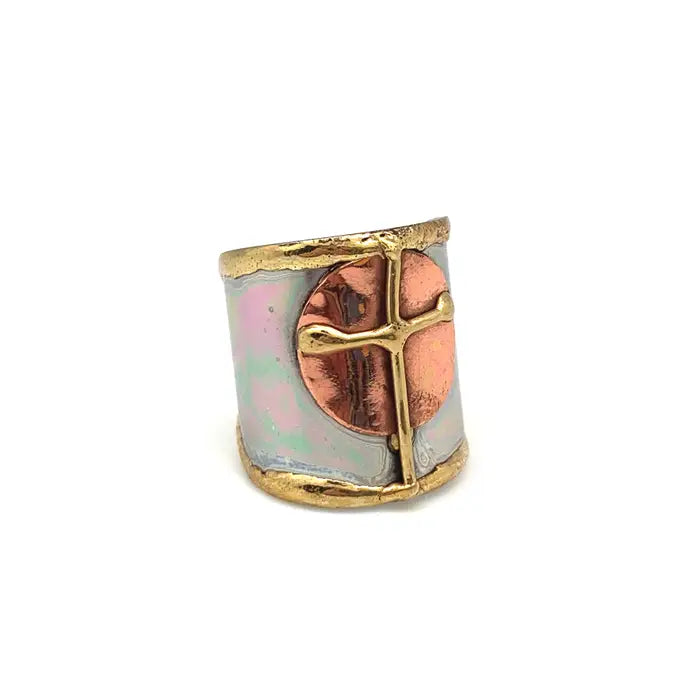 Cuff Ring - Mixed Metal