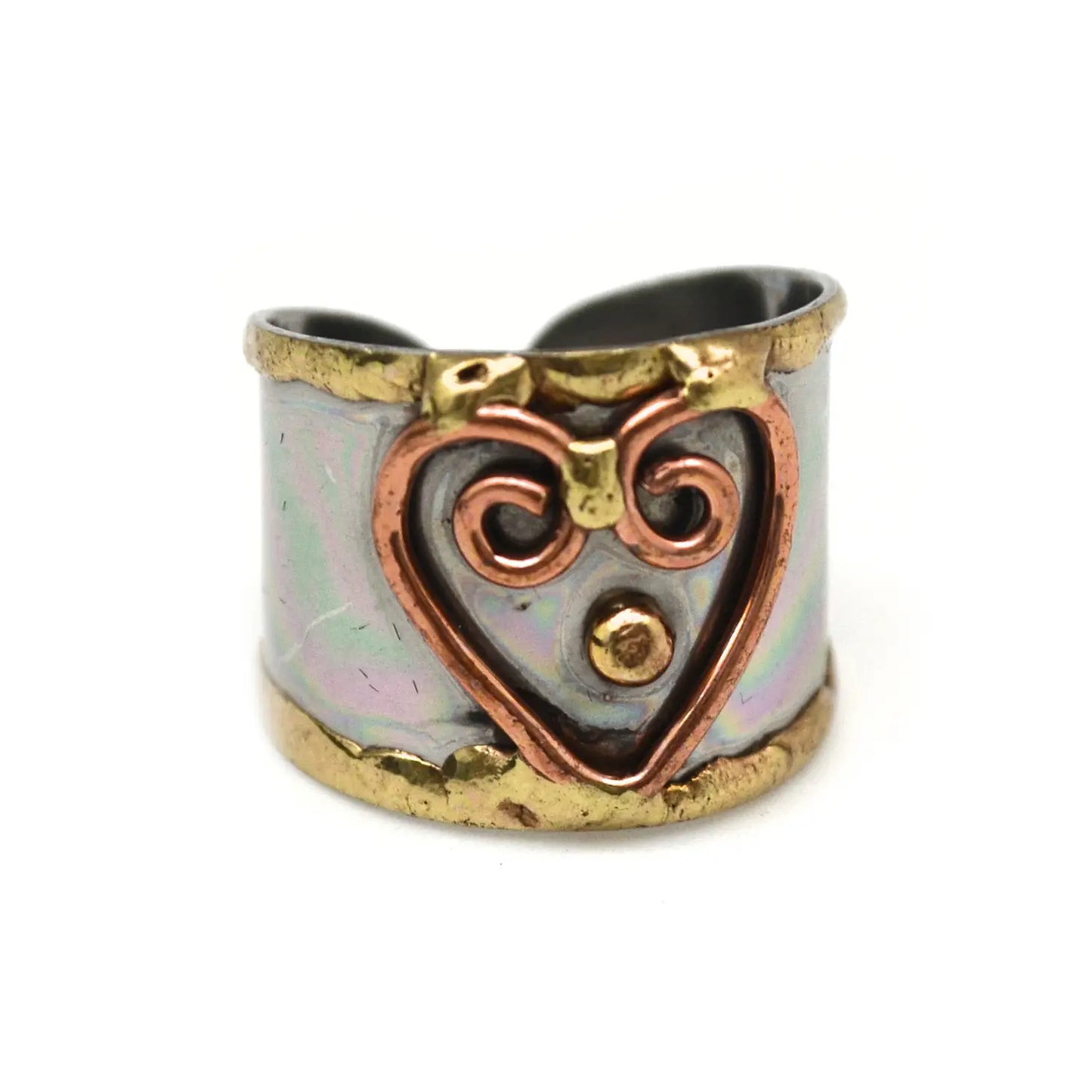 Cuff Ring - Mixed Metal
