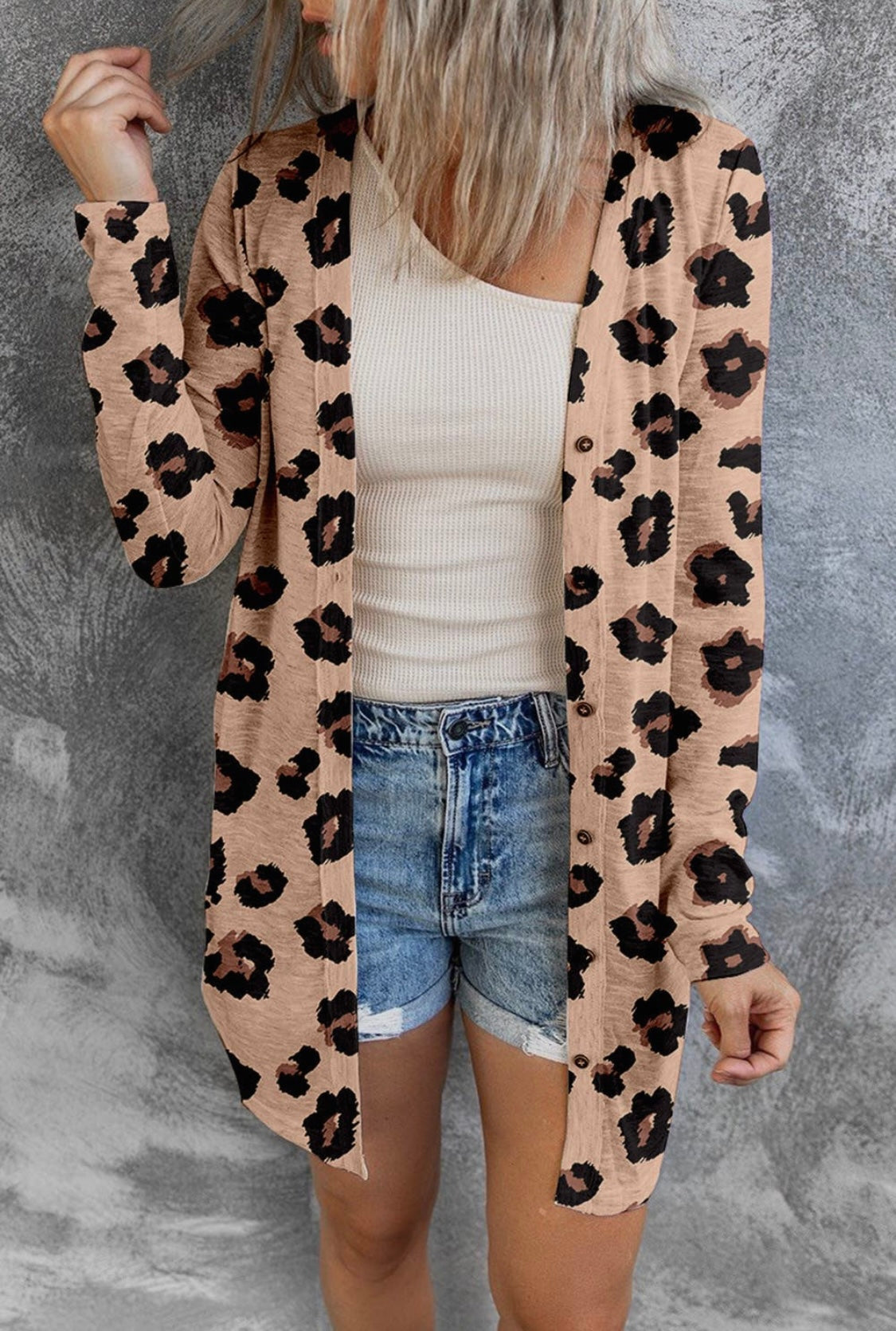 Long Sleeve Button Up Top