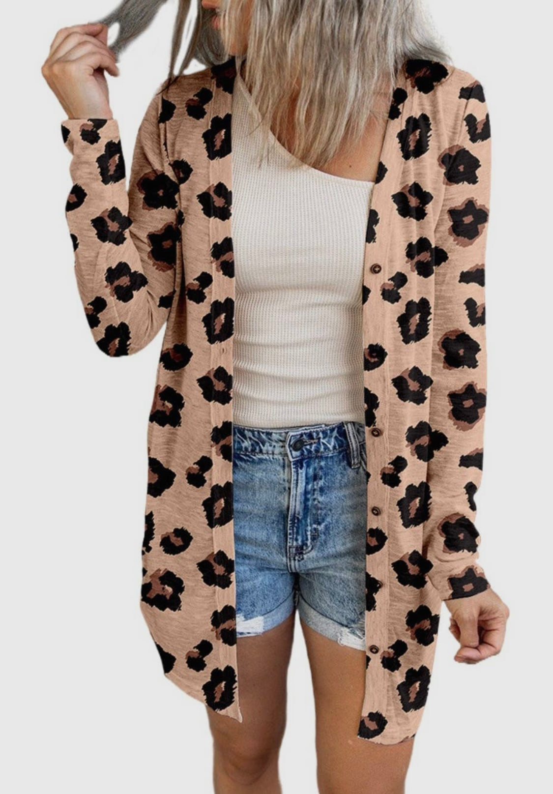 Long Sleeve Button Up Top