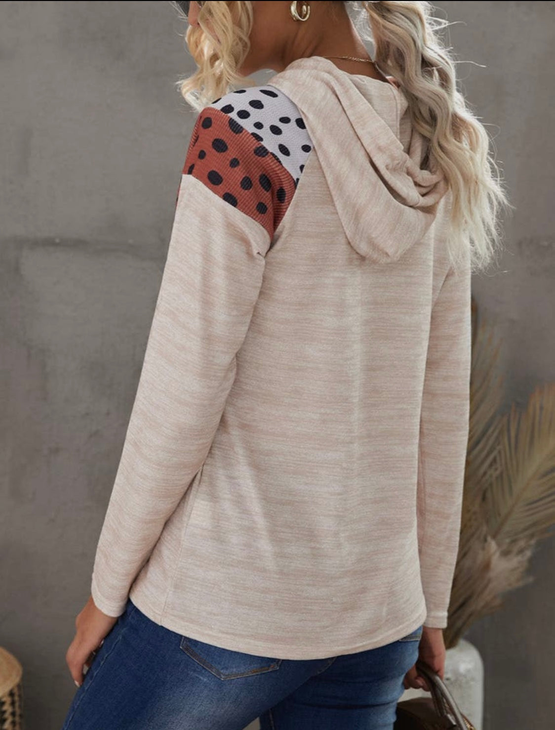 Leopard Chevron Hoodie