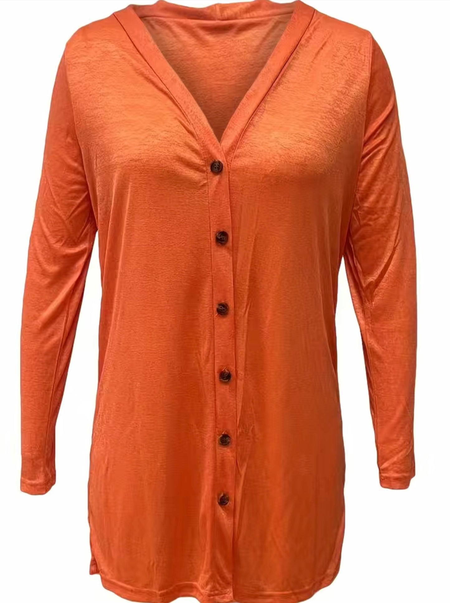 Long Sleeve Button Up Top