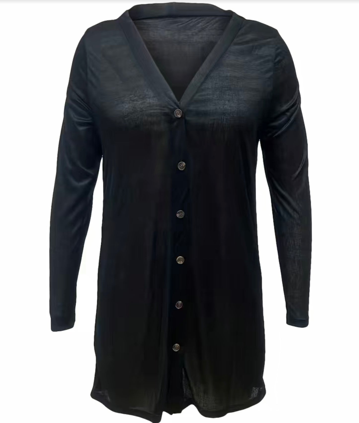 Long Sleeve Button Up Top