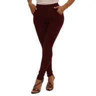 High Waist Sculpting Treggings Skinny Pants