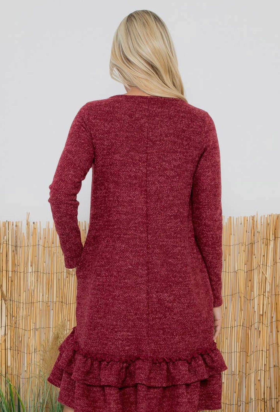 Layered Ruffle Hem Dress