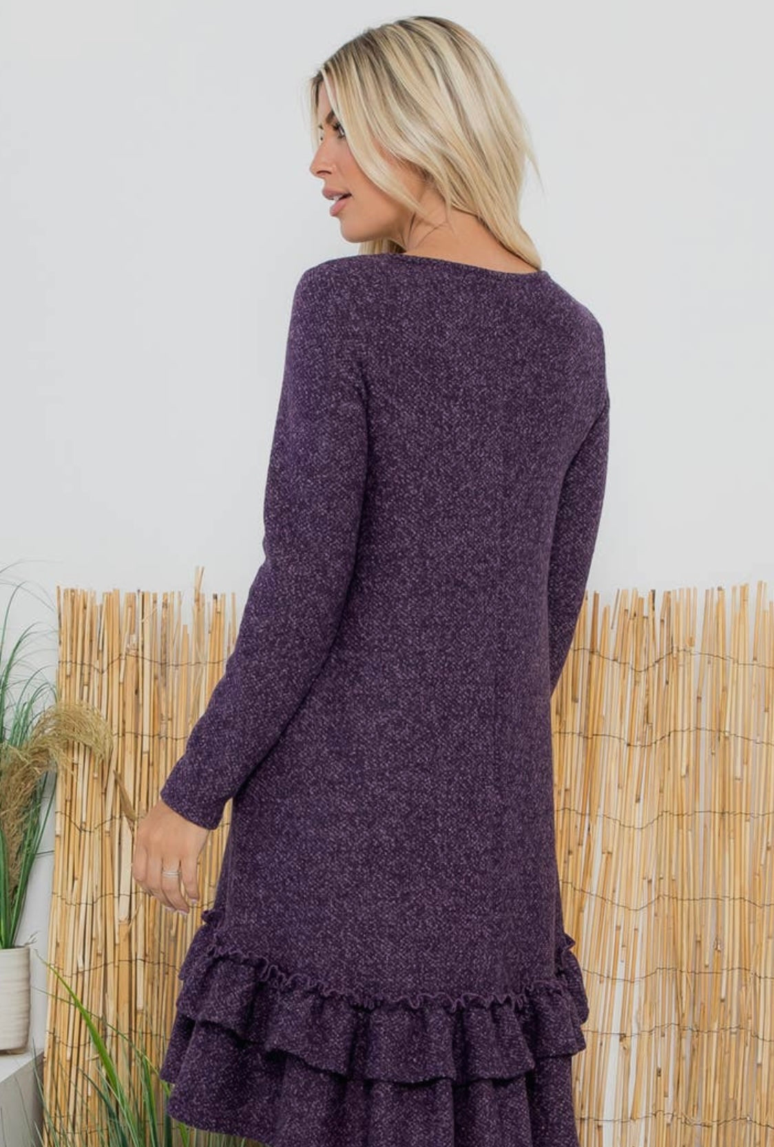 Layered Ruffle Hem Dress